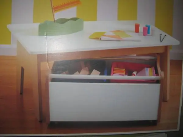 New in Box Circo Kids Activity Table w Storage Bin *Assembly Required*