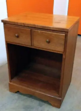 Vintage Kroehler Nightstand Side Table (Solid Wood)