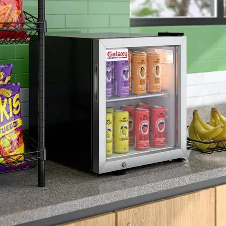 MINI FRIDGE-Countertop Beverage Display Refrigerated Merchandiser