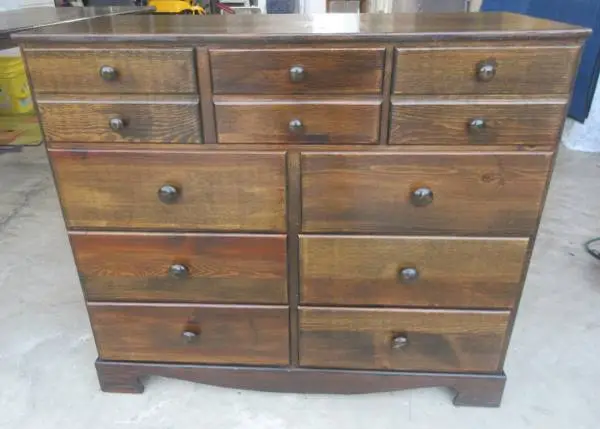 9 Drawer Solid Wood Dresser
