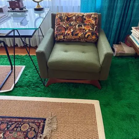 MCM Mid-Century Modern Rowe Furniture lounge armchair