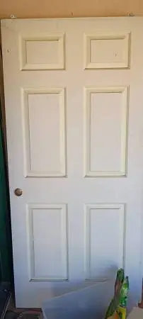 TWO FREE Interior 6 raised panel doors  36 inch