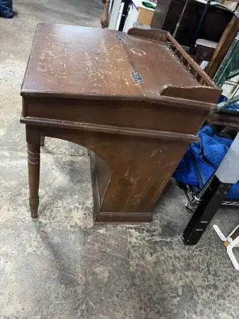 Vintage Secretary Desk w/Built in Bookcase