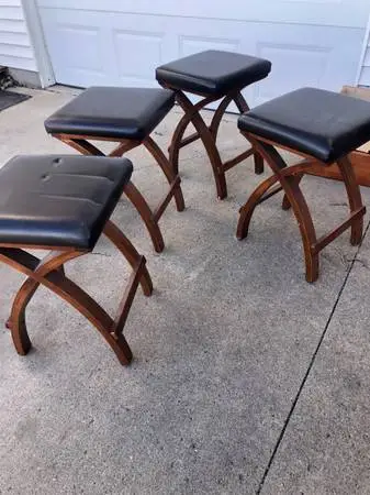 4- Cushioned Stools $50 for all four