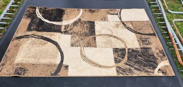 Modern Abstract Geometric Rug - 6x3