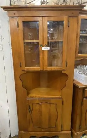 VINTAGE CORNER CABINET