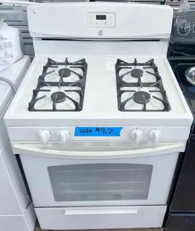 Kenmore Gas 4 Burner Range , White , 790.73232313 30 inch 444482