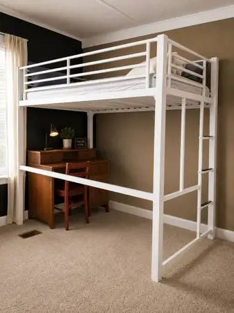 Twin Metal Loft Bed