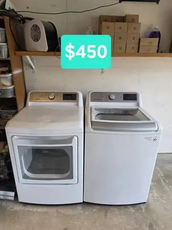 LG Washer And Electric Dryer