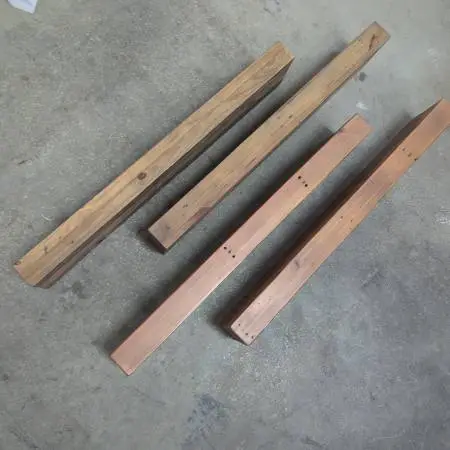Set of 4 2017/19 Reclaimed Wood Emmerson 4 Floating Shelves