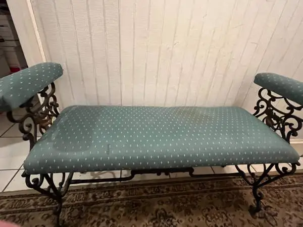 Piano Bench-antique-amazing wrought iron