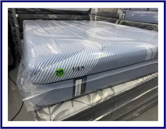King Size Sealy Posturepedic Pro Hybrid Mattress & Boxes Bed Set