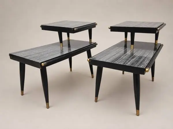 Mid Century Modern Atomic Ranch Step Tables