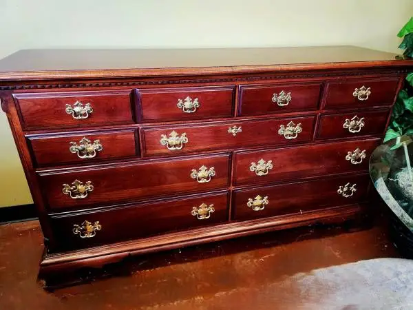 Lexington Chippendale Cherry Dresser-64L