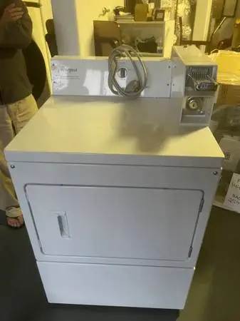 Whirlpool commercial washer and dryer coin operated New