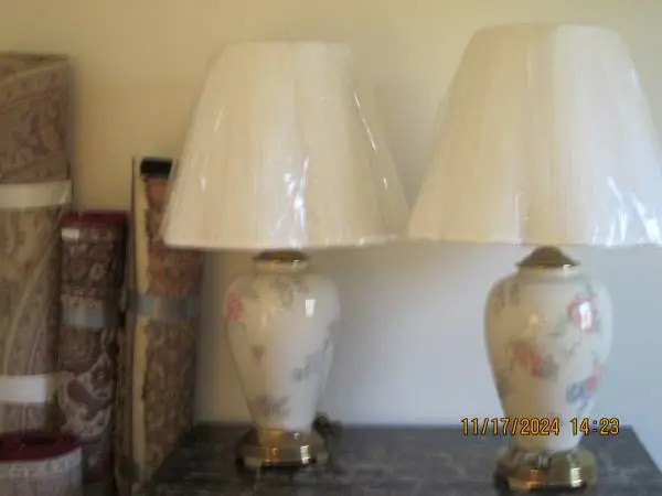 Pair Lenox Chatsworth Lamps