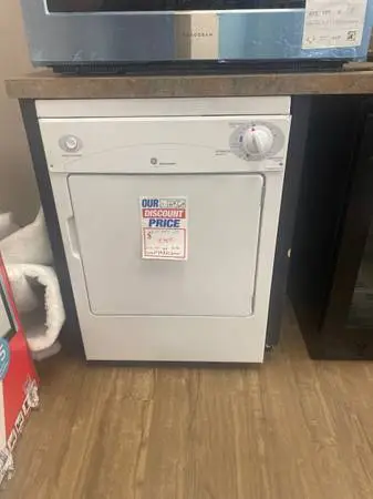 GE 24 wide electric dryer on Wheels 120 v FULL MFG WTY