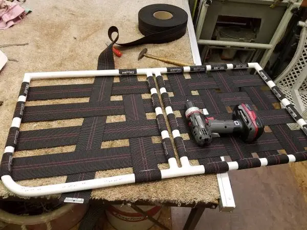 Replace Elastic furniture webbing