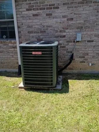 New air conditioning unit and installed