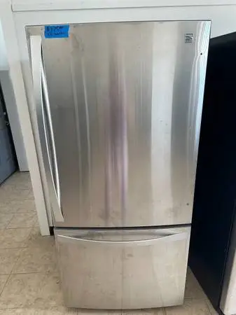 Kenmore Elite Bottom Freezer Stainless Steel Refrigerator Ice Works 713-376-0356