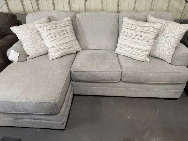 Sectional Sofa $750 – Light Gray – Chaise Lounge