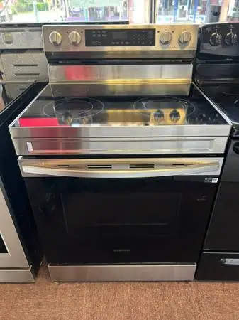 Samsung Electric Stove Stainless Steel Finish