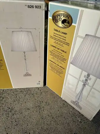 Two Table Lamp - NEW SEALED