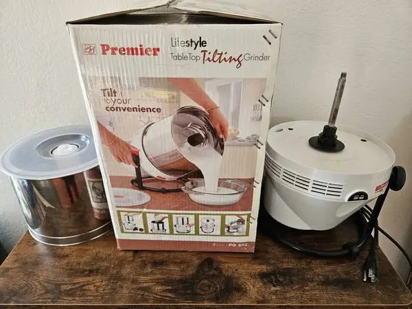 Premier Lifestyle Tilting Wet Grinder for idli, dosa batter