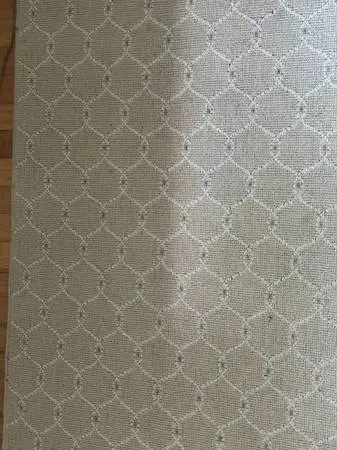 Area Rug 6 x9 Tan with Geometric Design