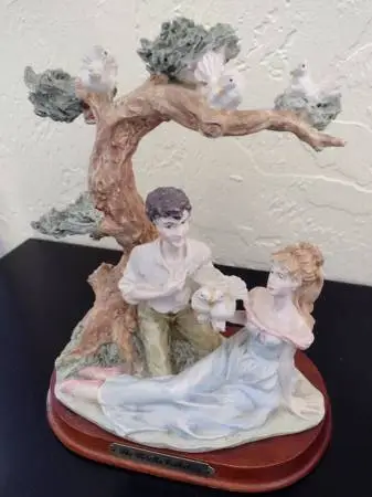 Couple Holding a Dove