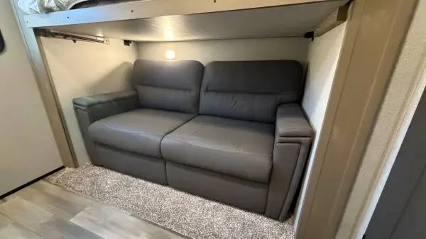 Like-New RV Bunkhouse Couch