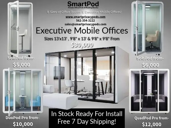 Modular Office Pods & Executive Booths – Turnkey Workspaces