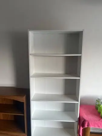 White bookcase / display case