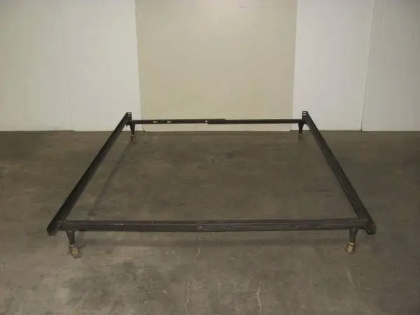 2 piece metal twin or full size bed frame on casters (5+, price EACH)