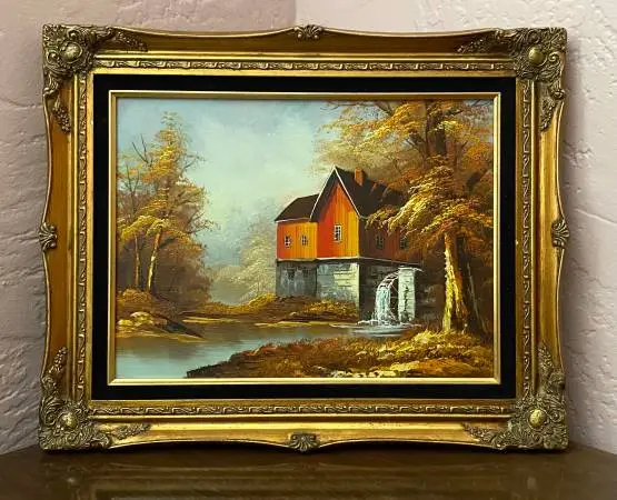Original painting Old Sawmill By Robert More