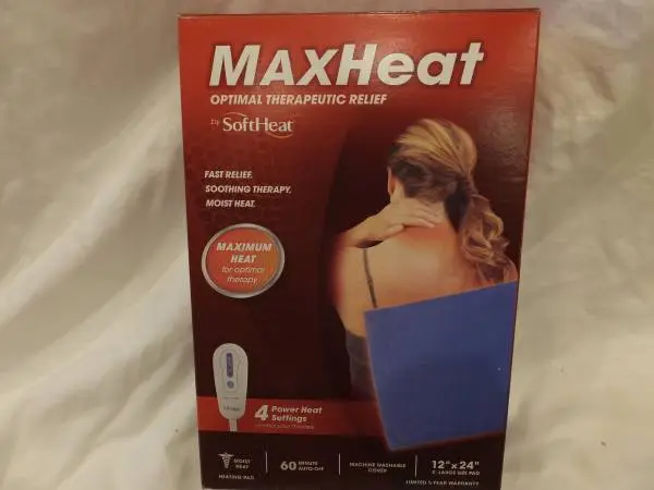 Moist heat heating pad (for back, shoulder, leg, etc)