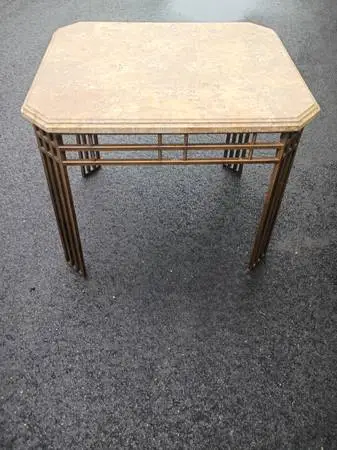 1980s style console table