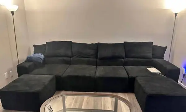 Boneless foam Corduroy couch