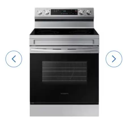 Samsung 30 inch glass top four burner 6.3 ft. electric NEW