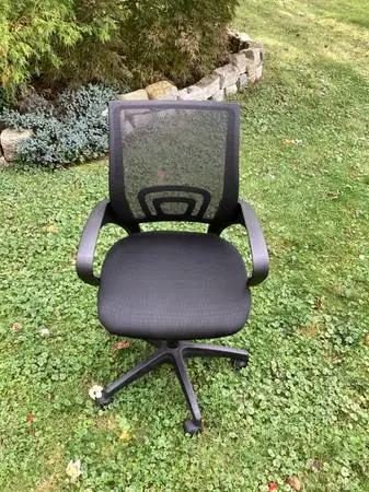 Black Mesh Adjustable Height Ergonomic Office Desk Chair
