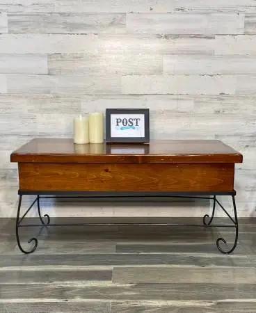 Rustic Storage Coffee Table-delivery available