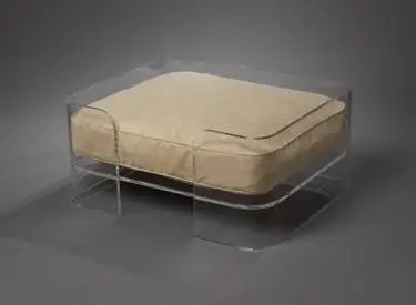 Acrylic Lucite Pet Bed by WowBow of London