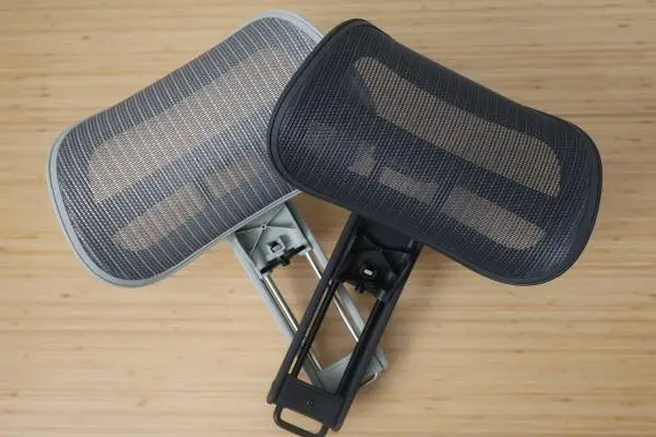 Atlas Headrest for Herman Miller Aeron Remastered | Graphite & mineral