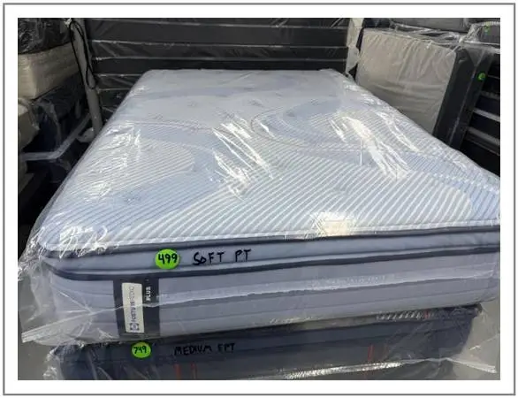 Full Size Sealy Posturepedic Pro Pillow Top Mattress & Box Bed Set