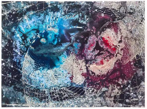 Cosmic Abstract Art Prints – Hubble Inspired Contemporary Acrylic Works