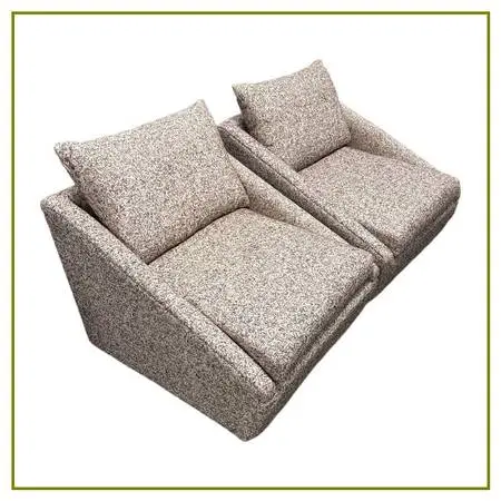 Four Hands Arrow Swivel Chairs, Pair