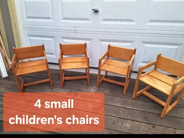 childrens chair - 4 kids chairs