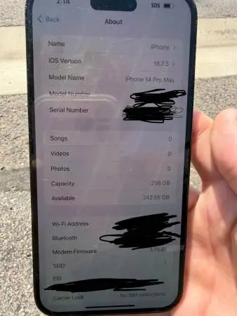 iPhone 14 Pro Max 256gb