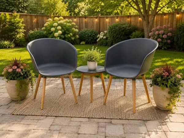 New in box 3pc outdoor patio furniture seating set