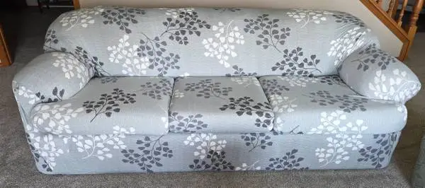 Couch with Slip Cover